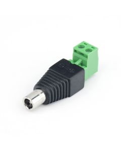 DC Power Jack 2.1mm to Terminal Block - Female DC Connector to Screw Terminals