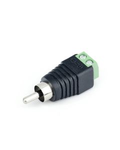 High-Quality RCA Male to Bare Wire Connector 
