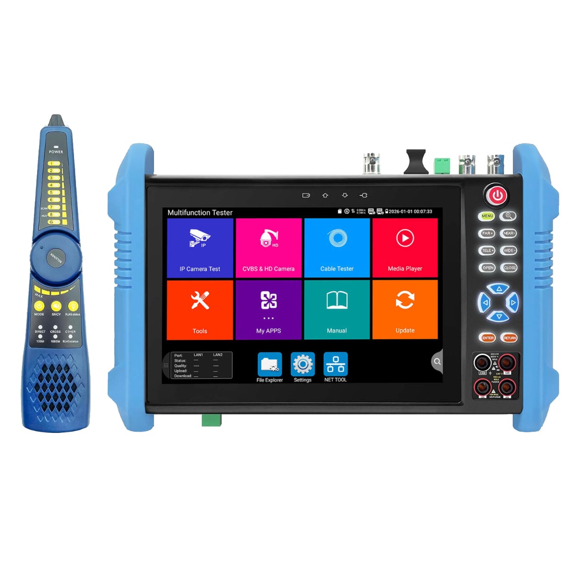 IPC-9800CMADHS Pro 8K Security Camera Tester | SteedVision